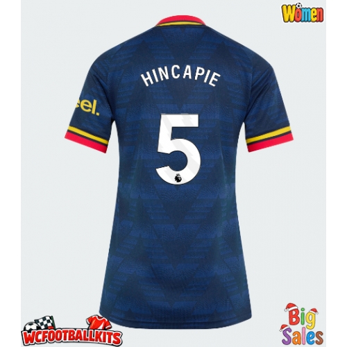 Arsenal Piero Hincapie #5 Replica Away Stadium Shirt for Women 2026-27 Short Sleeve